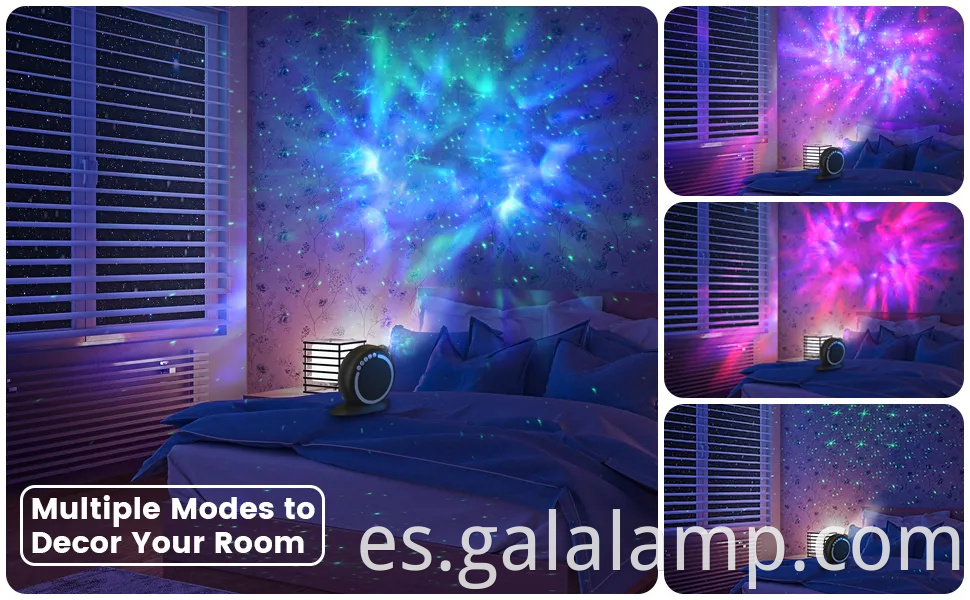 Tuya Wifi Smart Star Projector Galaxy para la aplicación de vacaciones Control de aplicaciones Smart Home Nebula Projector For Google Home Alexa